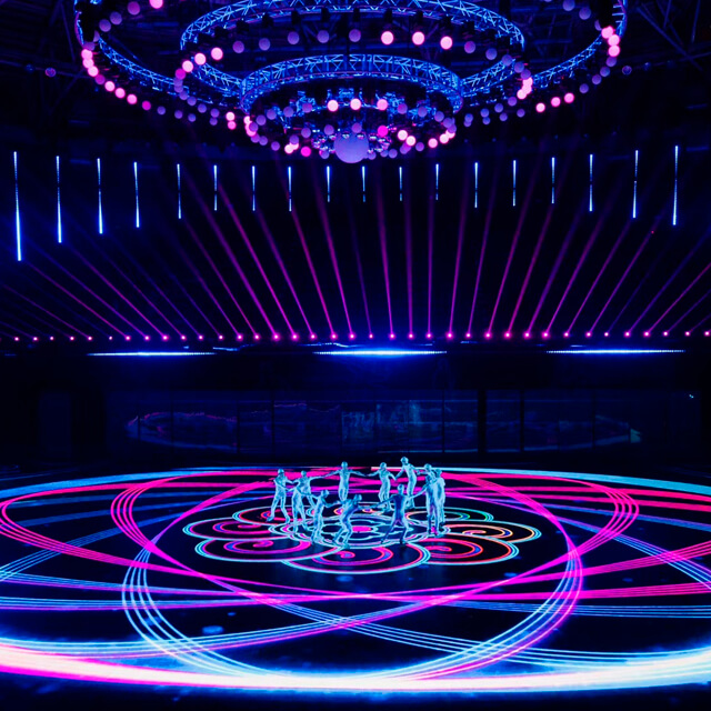 5 cabezales 10W 3 en 1 Exterior Pixel Matrix Blinder Light