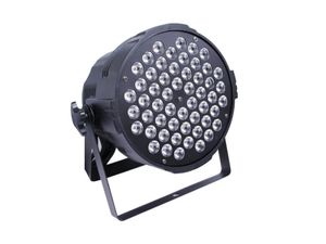 54pcs 3W RGBW Luz interior LED Par