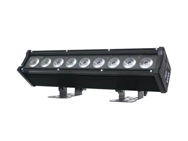 2Ft Pixel 9pcs RGBWAUV 6in1 LED Luz de baño de pared