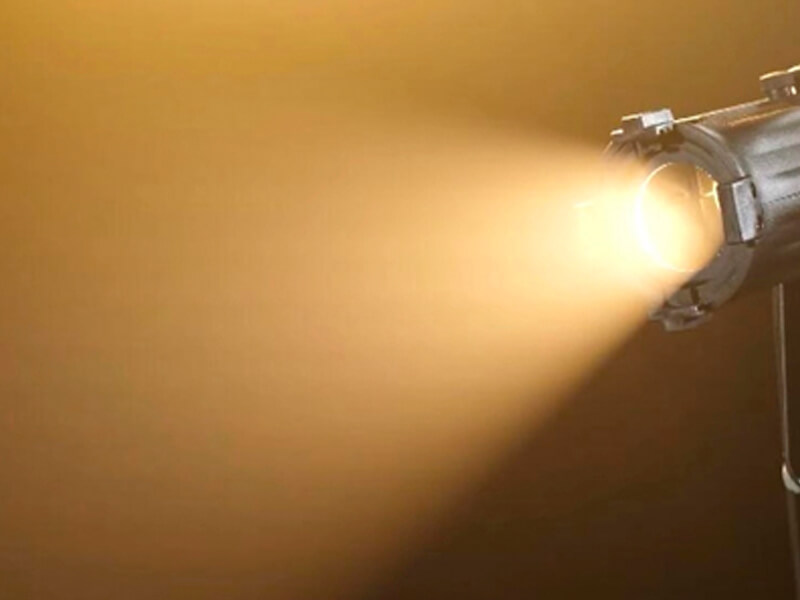 Foco reflector elipsoidal de perfil LED con zoom mini de 60 W