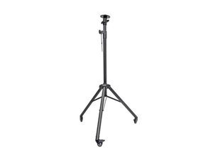 Trípodes ligeros de estudio con ruedas.