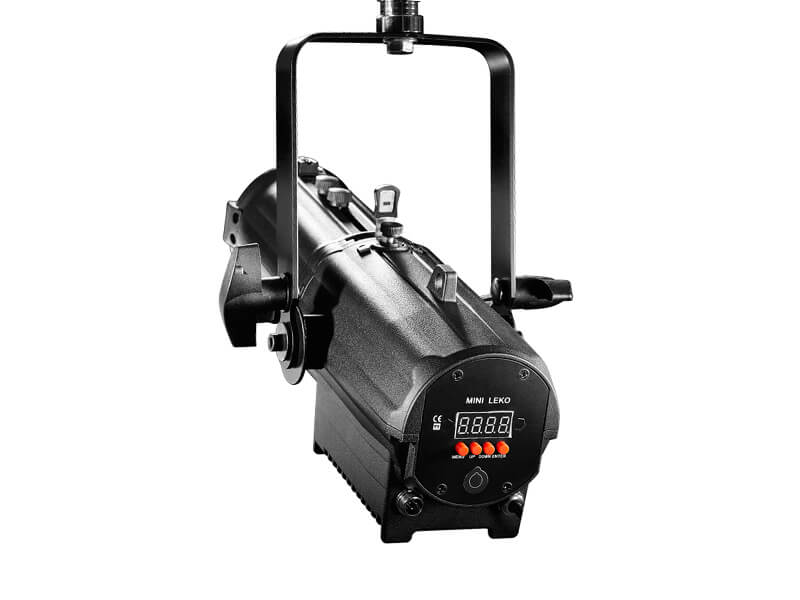 Foco reflector elipsoidal de perfil LED con zoom mini de 60 W