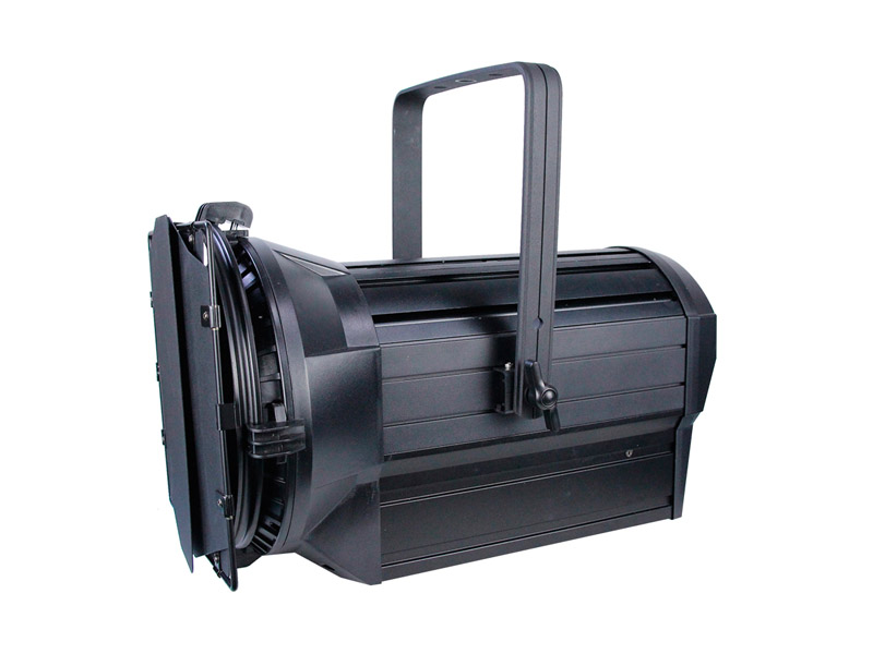 300W Motorize Zoom LED TV Studio Fresnel Luz diurna continua